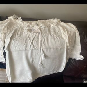 NWT off the shoulder City Chic blouse